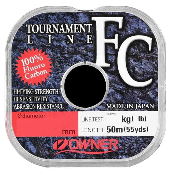 Флюорокарбоновая леска Owner Tournament FC 0.16мм 50м