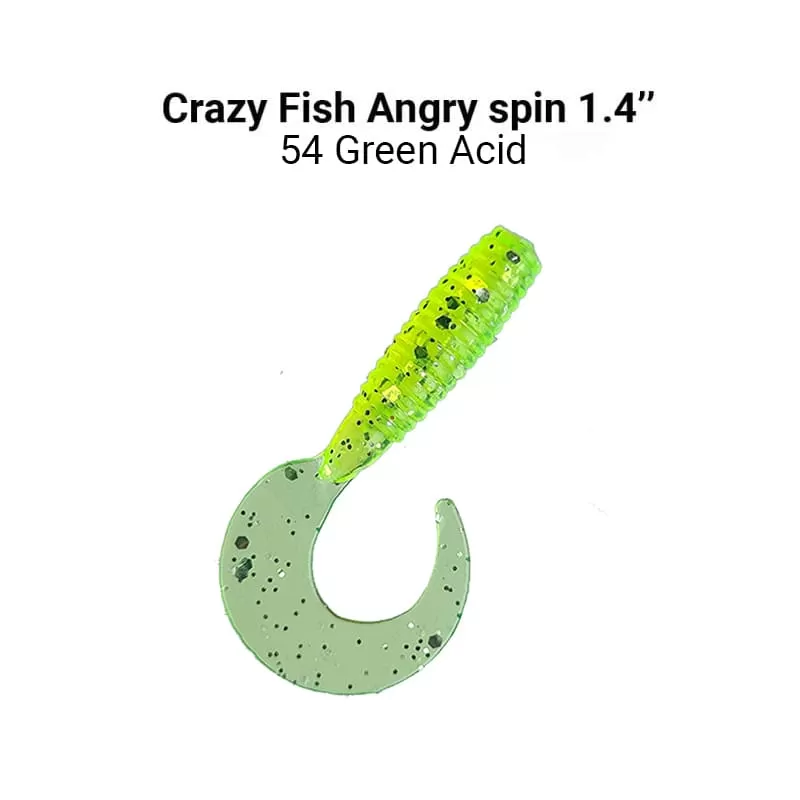 Мягкая приманка CF ANGRY SPIN 1,4