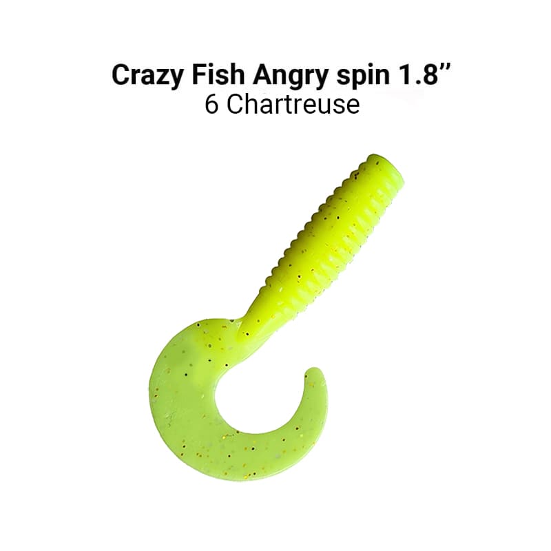 Мягкая приманка CF ANGRY SPIN 1,8
