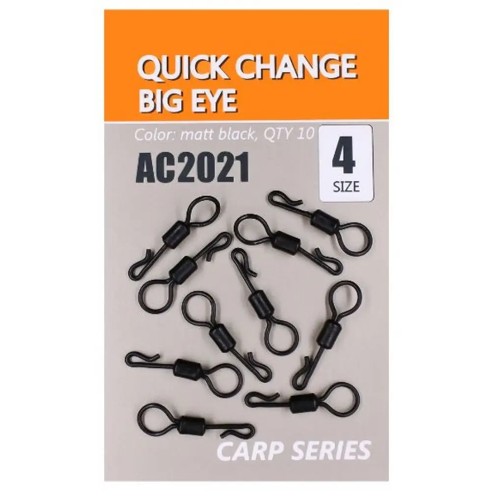 Вертлюг ORANGE быстросъемный BIG EYE AC2021 #4 (10шт)