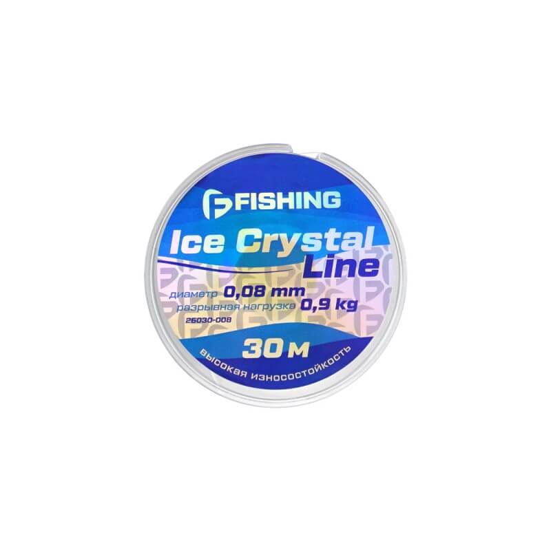 Леска F-FISHING Ice Crystal Line 30м 0,20мм