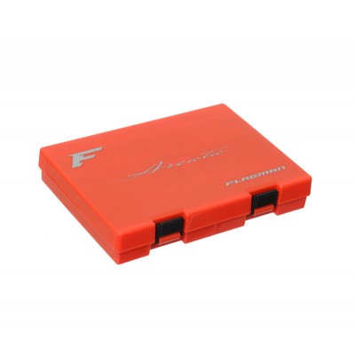 Коробка для блесен FLAGMAN Areata Spoon Case оранжевая 200x140x35мм