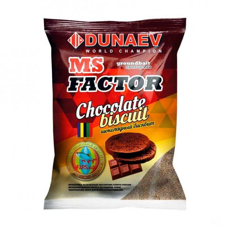 Прикормка DUNAEV-MS FACTOR 1кг Шоколадный Бисквит