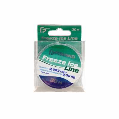 Леска F-FISHING Freeze Ice Line 30м 0,105мм 0,93кг