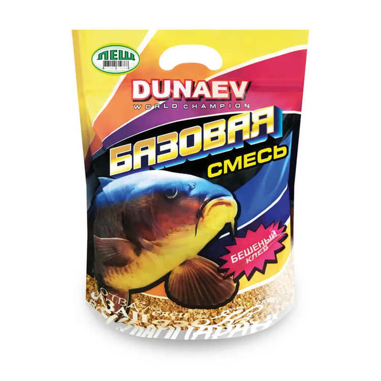 Прикормка DUNAEV Базовая смесь 2,5кг Лещ