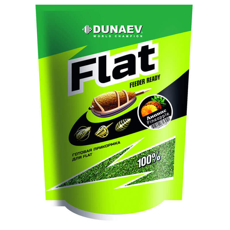 Прикормка Dunaev Flat Feeder Ready 1 кг Ананас