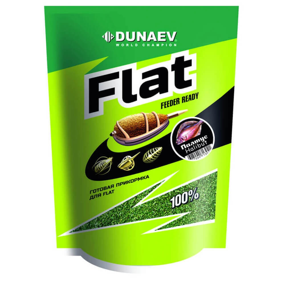 Прикормка Dunaev Flat Feeder Ready 1 кг Палтус