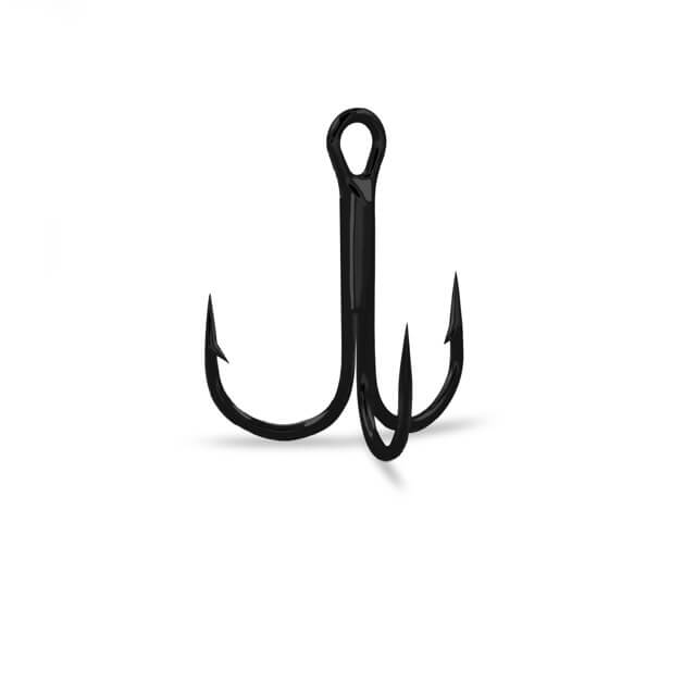 Тройник Gurza-Round treble hook BN №12 round bend
