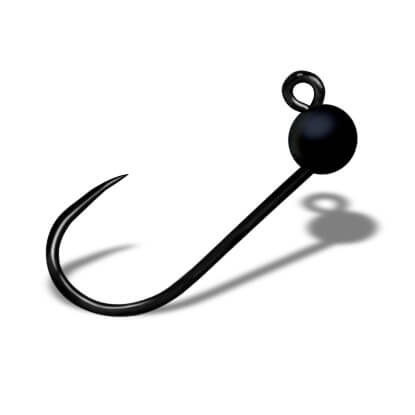Джиг-головки Gurza-TROUT J5 BL TUNGSTEN BEADS BK №4 (0,75g)