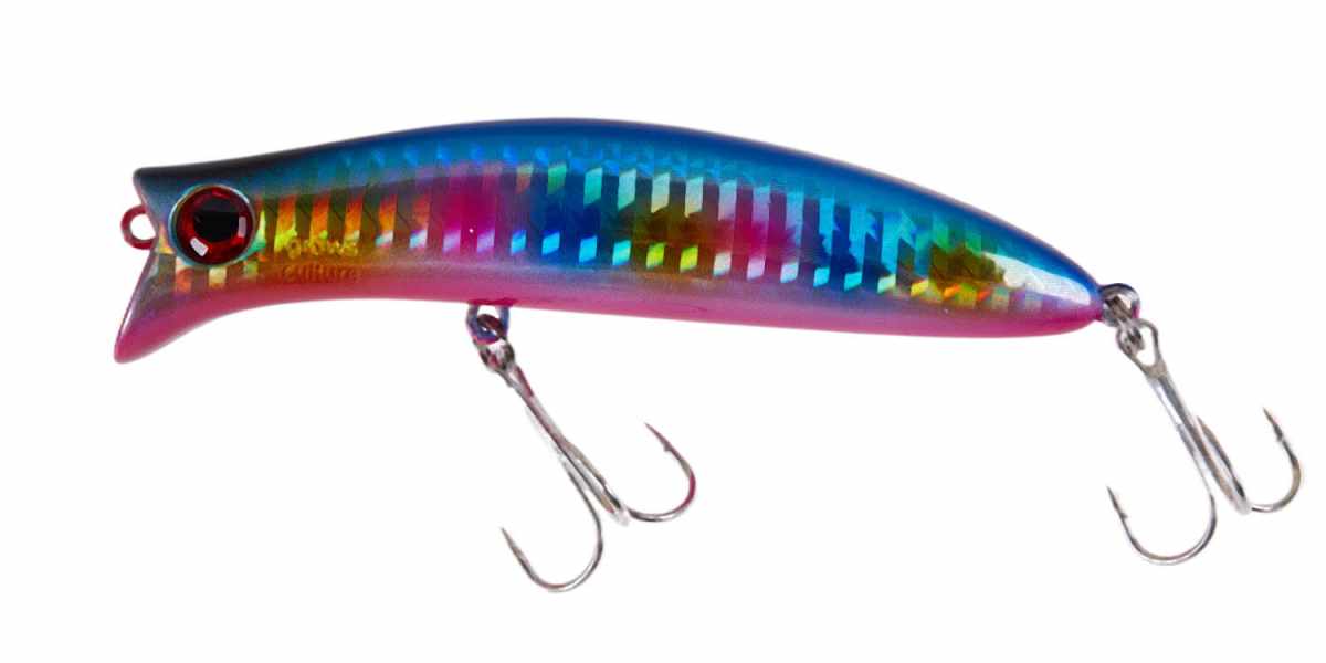 Воблер GC POPPER Komomo II 90F-12g-UV28/Blue Pink Candy