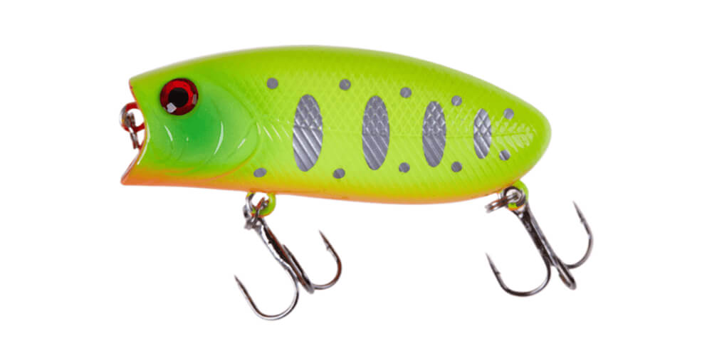 Воблер GC POPPER MALAS 57F-9g-11/Mat Yellow Dots