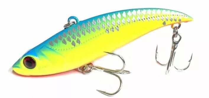 Раттлин GC BAY BLUE VIB 90мм 21g UV#12/65 (Blue Colorful Scale)