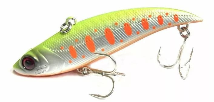Раттлин GC BAY BLUE VIB 90мм 21g UV#28/81 (Chart Yamame)