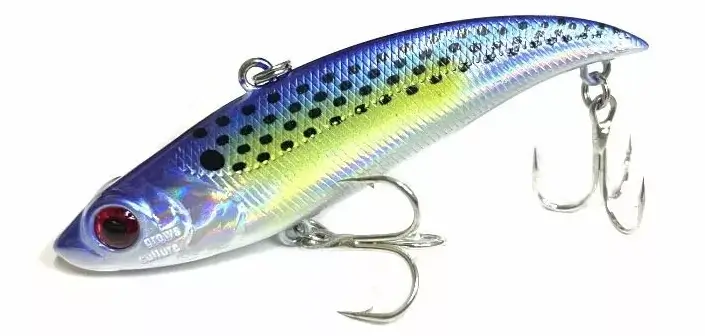 Раттлин GC BAY BLUE VIB 90мм 28g UV#03/05 (Konoshiro Blue Silver)