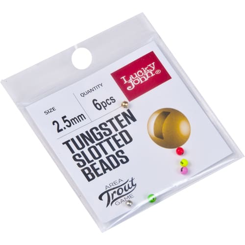 Головки LJ Area Trout Game 2.5мм/6шт(Gold, Silver, Yellow, Pink, Red, Green)
