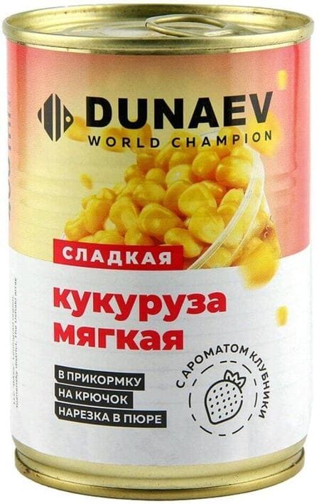 Кукуруза Мягкая DUNAEV 400мл Клубника металлобанка