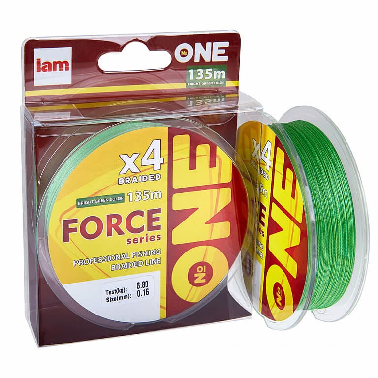 Шнур №ONE Force 4X-135 0,18мм IAM