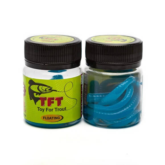 Приманка TFT  TOY WORMS Синий #13 80мм/Floating