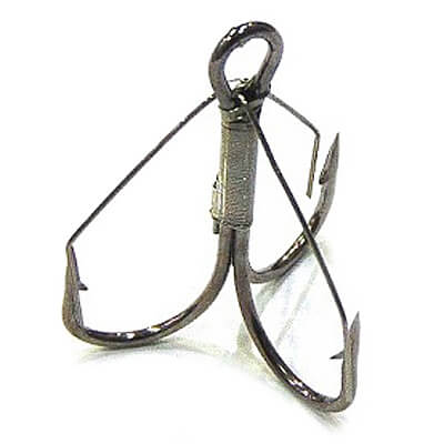 Тройник DAIWA Koi Weedless Treble Hook #4 незацепляйка