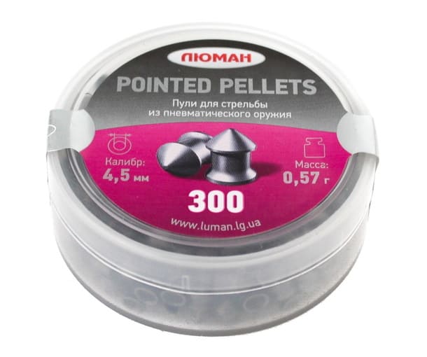 Пули пневматические ЛЮМАН Pointed pellets 0,68g (300 шт)
