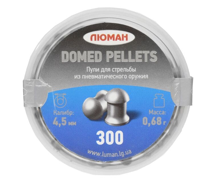 Пули пневматические ЛЮМАН Domed pellets 0,68g (300 шт)