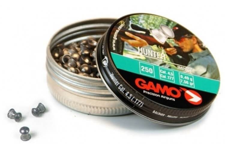 Пули пневматические GAMO Hunter 250шт 4,5мм 0,49г