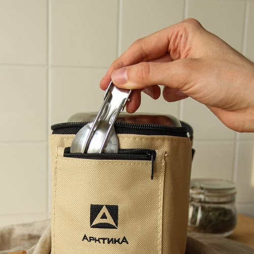 Термос Арктика 301-1000А 1,0л  суперширокое горло чехол