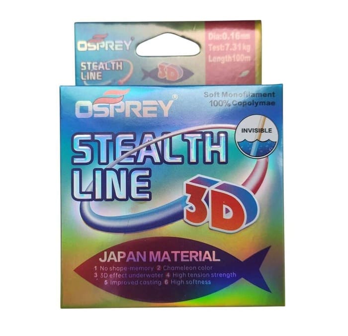 Леска Stealth Line 3D 100m 0.25 OSPREY