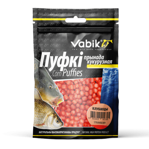Приманка Vabik CORN PUFFIES Клубника