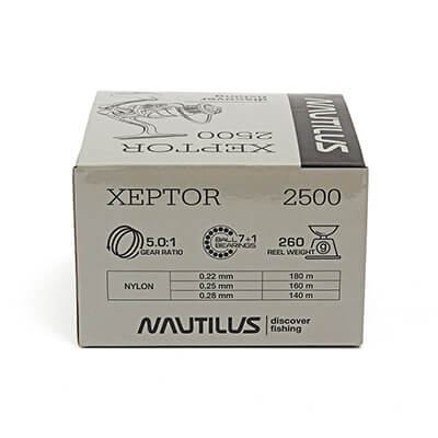 Катушка Nautilus Xeptor 2500 7+1bb