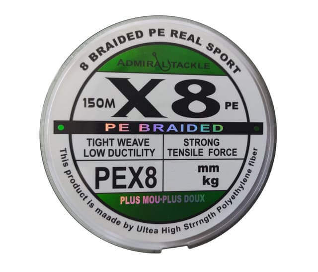 Шнур Admiral X8 Fishing Line 0,16мм 10,2кг 150м