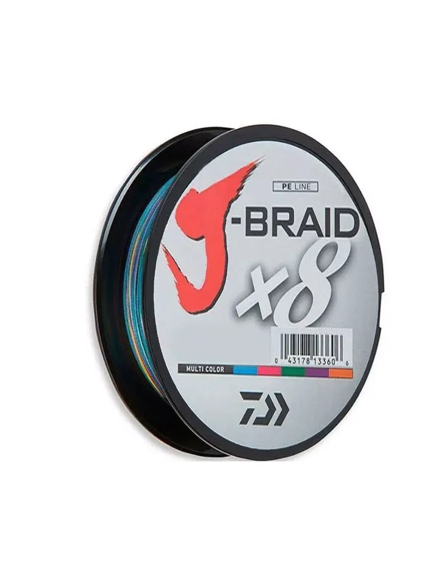 Шнур DAIWA J-Braid X8 0,10/150м multicolor