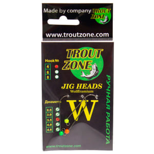 Джиг-головки TZ кр.B-12 #4 d-4.6mm 0,8g Микс (3шт)