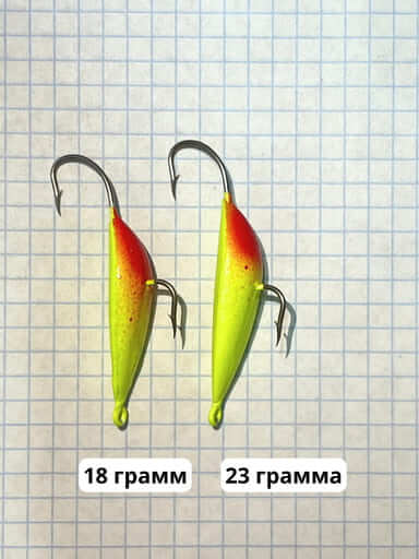 Суровикинская блесна 23g (желтая)