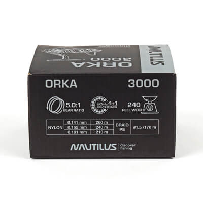 Катушка Nautilus Orka 3000 4+1bb
